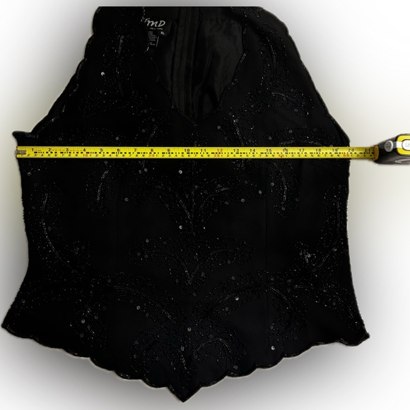 JMD New York black sequin top. - Picture 3 of 5